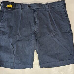 NEW Size 42 Men's Hart Schaffner Marx Dress Shorts Cotton 9" Inseam Navy